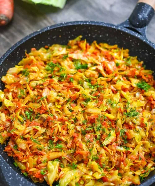 Ašais kāpostu sautējums