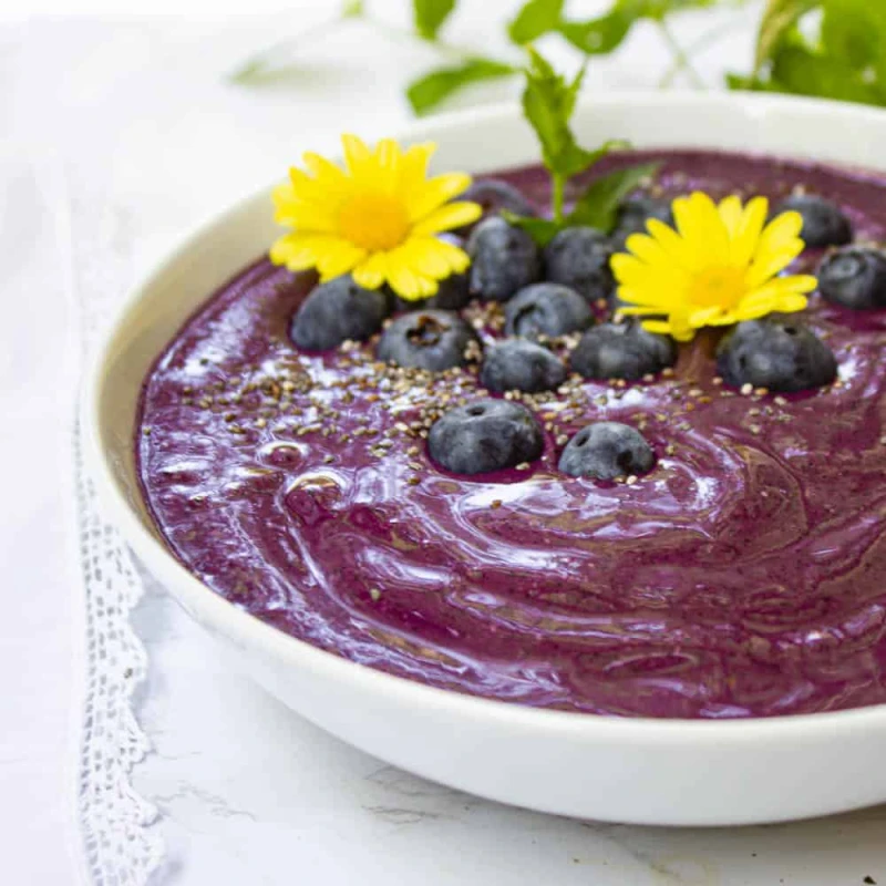 Melleņu smūtija bļoda