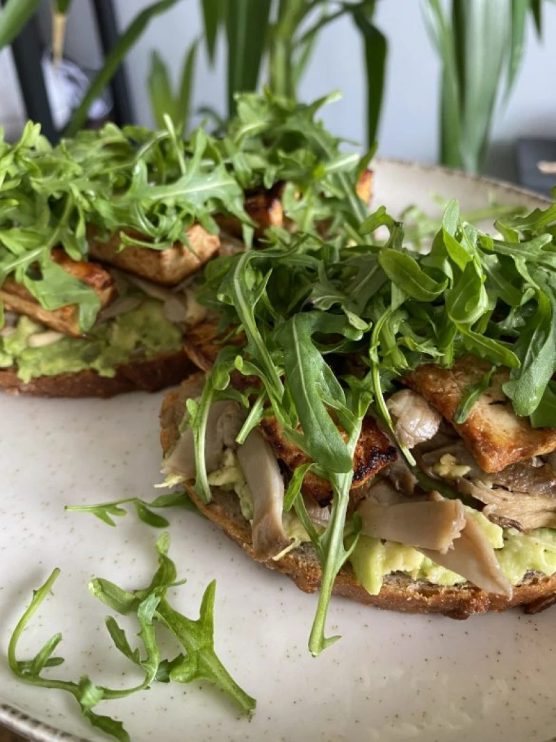 Brokastu maizītes ar sēnēm