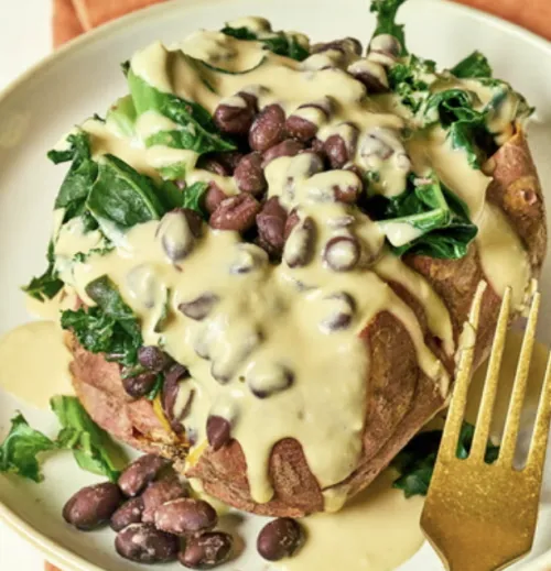 Pildīts saldais kartupelis