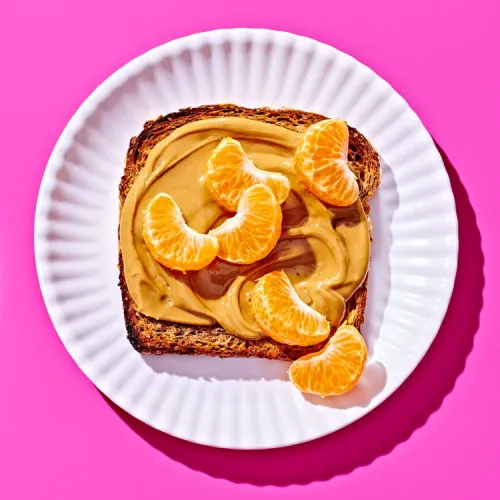 Indijas riekstu sviesta un mandarīnu maizītes