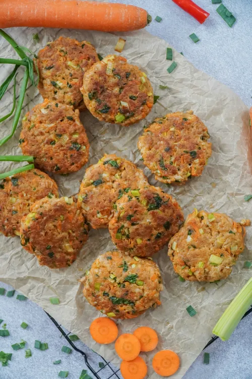 Kraukšķīgie burkānu plācenīši