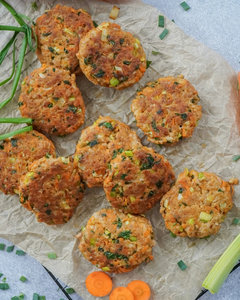 Kraukšķīgie burkānu plācenīši