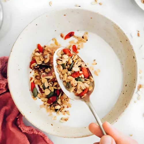 Kraukšķīgā brokastu granola