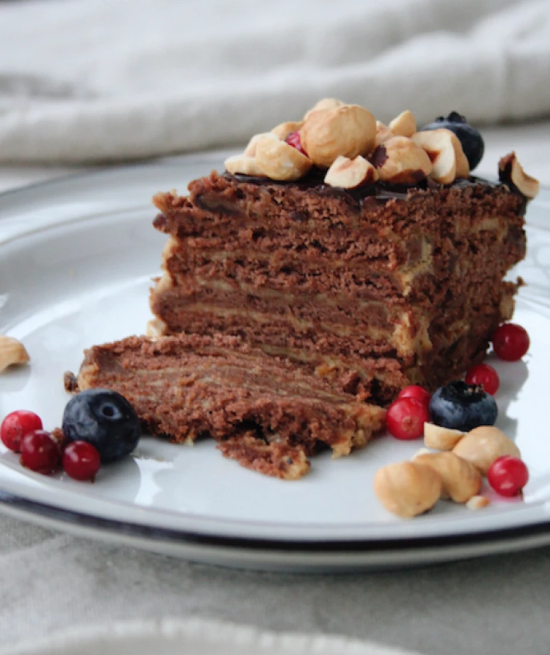 Halvas - cepumu torte