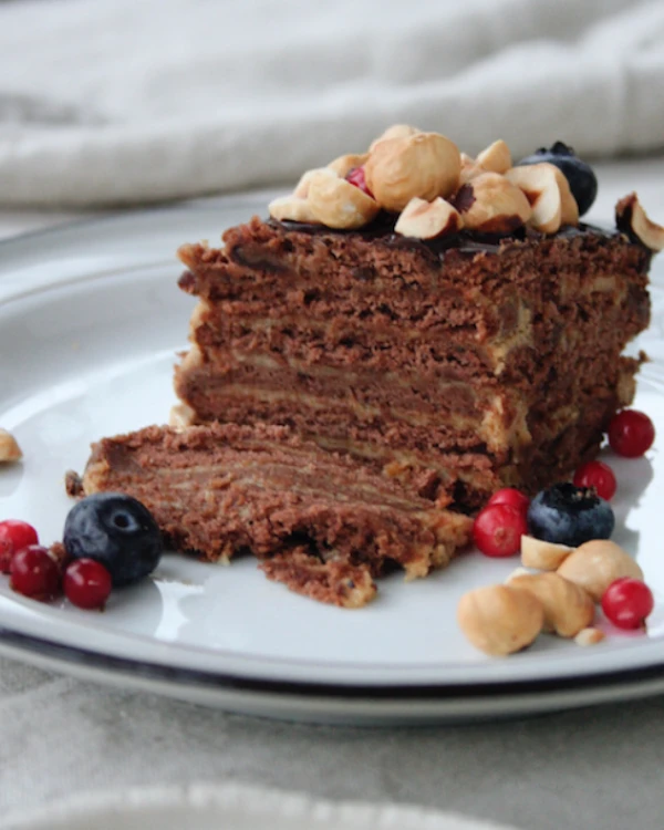 Halvas - cepumu torte