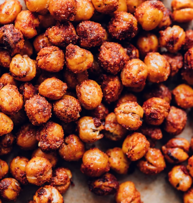 Kraukšķīgie bbq turku zirņi