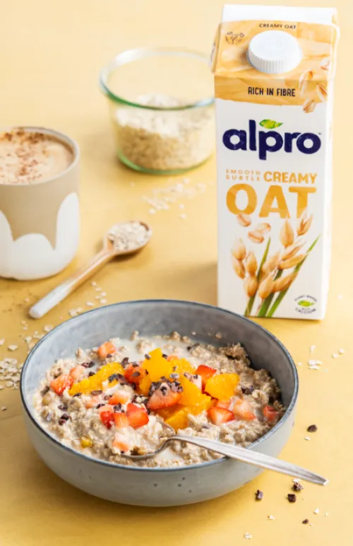 Nevārītā auzu pārslu putra