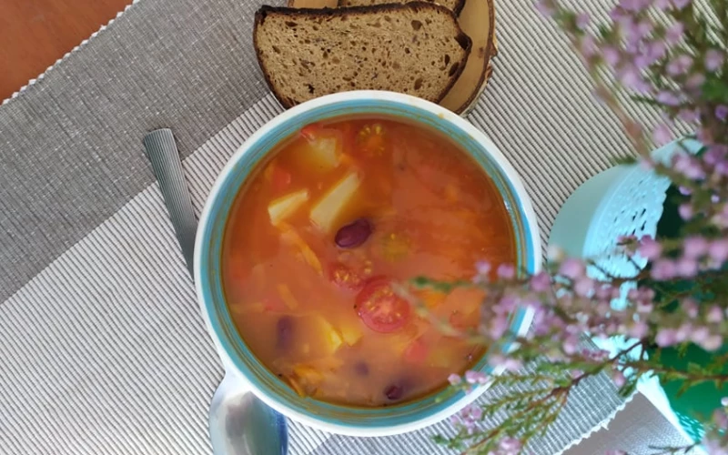 Sildošā pupiņu zupa