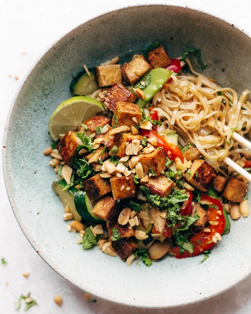 Wok ar tofu