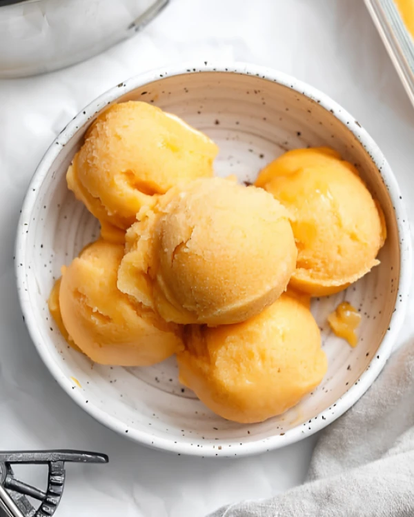 Persiku sorbets