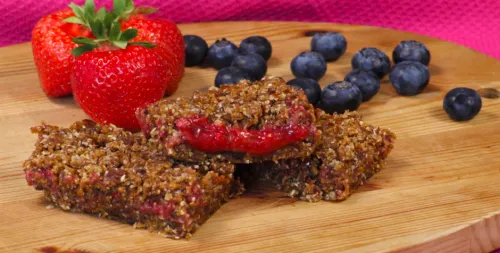 Pildītie brokastu batoniņi