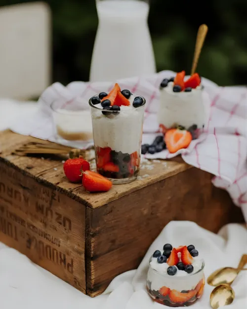 Rīsu pudiņš ar ogām