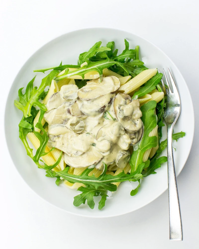 Krēmīgā sēņu pasta