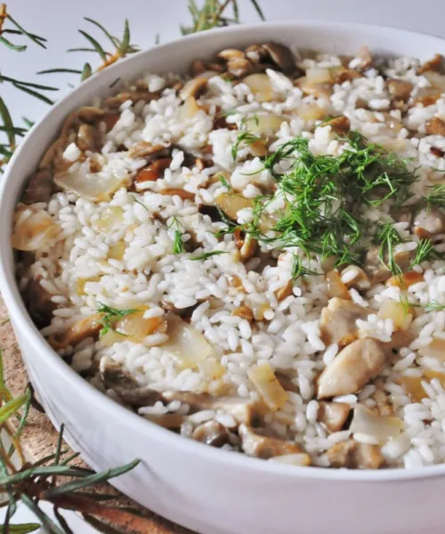 Bērzlapes ar rīsiem