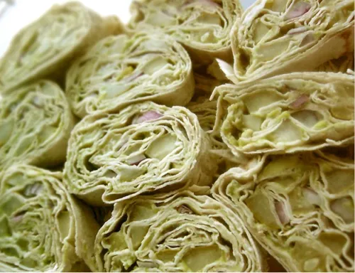 Lavašs ar dārzeņiem