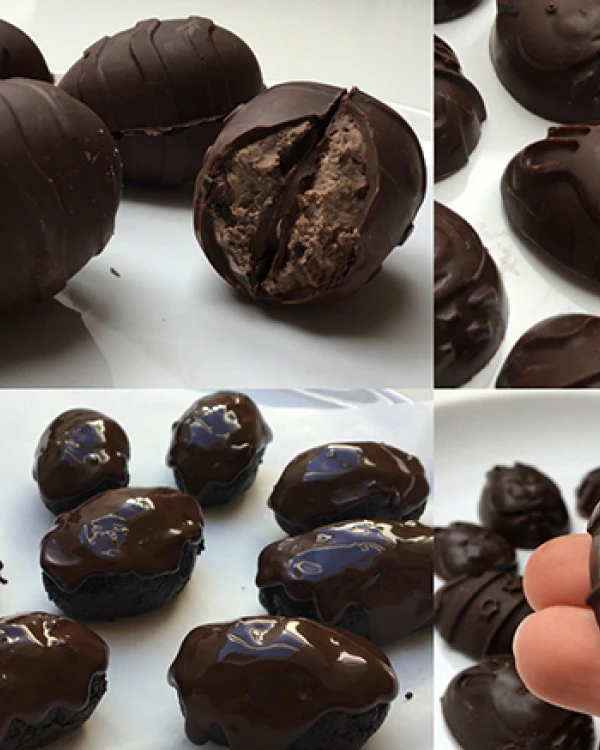Lieldienu šokolādes olas ar oreo cepumiem