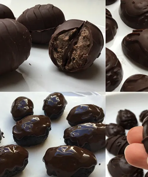 Lieldienu šokolādes olas ar oreo cepumiem