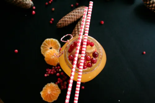 Mandarīnu dzēriens Ziemassvētkiem