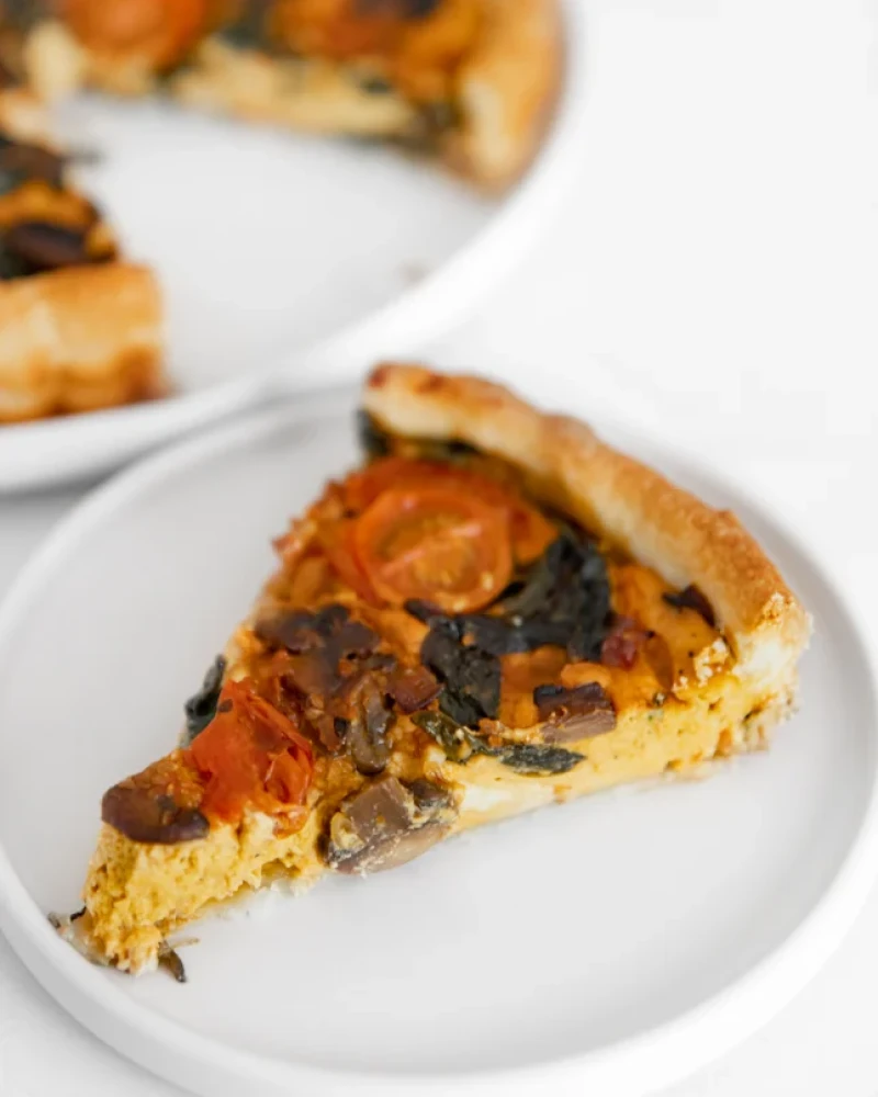 Pīrāgs ar tofu un sēnēm