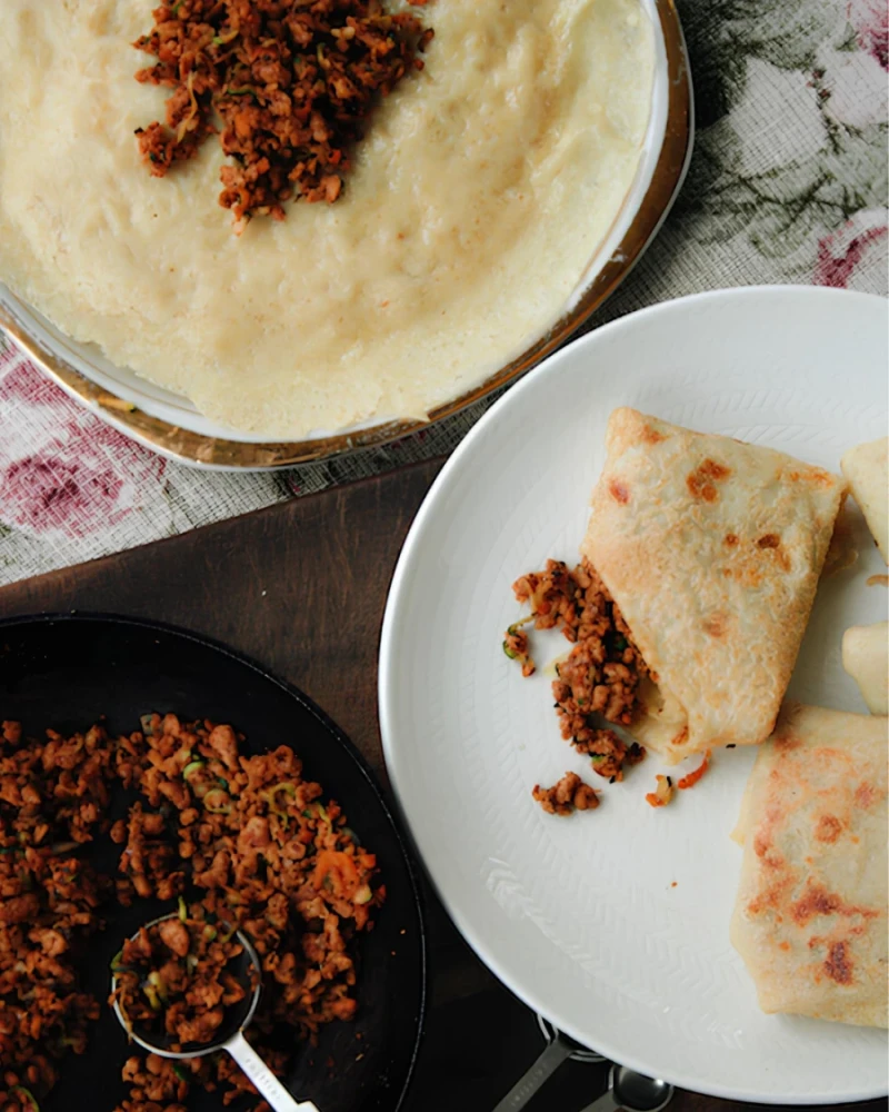 Pildītas plānās pankūkas